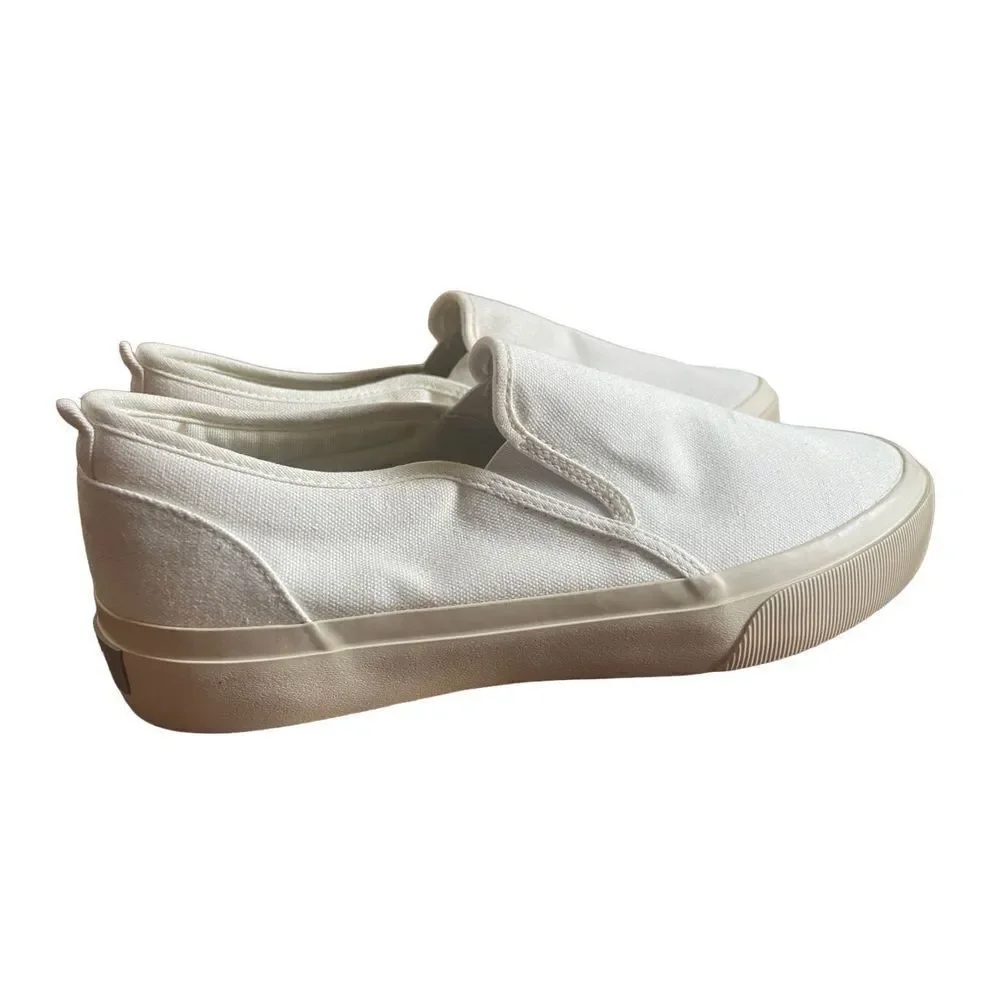 Everlane The Forever Slip-On‎ Sneaker womens 10 Mens 8.5 offwhite new - Picture 2 of 12